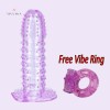 Condom Vibrating Ring Crystal Washable Male Sex Toy