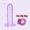 Condom Vibrating Ring Crystal Washable Male Sex Toy
