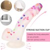 Confetti Crystal 20CM Realistic Silicone Dildo With Strong Suction Cup Sex Toys India