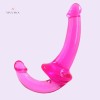 Crystal Double Ended Strapless Dildo Transparent Revolver Dildo Lesbian Sex In India