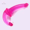 Crystal Double Ended Strapless Dildo Transparent Revolver Dildo Lesbian Sex In India