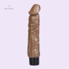 9.3 Inch 24CM Dildo Vibrator India Flesh/Brown