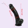 Dildo with Testicles Acorn Strong Suction Cup Lesbian Strap On Toys