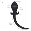 Dog Tail Plug Silicone 4 Sizes Plug India