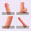 Double Layer Silicone Penis Dildo Realistic and Flexible Female Sexy Toy