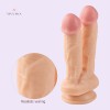 Double Penetration Dildos Penis Cock Double Penetrator Suction Cup Dildo