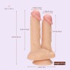 Double Penetration Dildos Penis Cock Double Penetrator Suction Cup Dildo