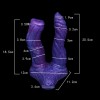 Gemini - Fantasy Dildo - Sex toy - Adult Toy - Double Dildo Blue Demon - Astrology - Zodiac Dildo