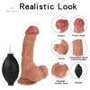 7Inch 18CM Ejaculating Dildo Realistic Ultra-Soft Squiring Penis Cock With Suction Cup Sex Toy In India