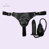 Electric Inflatable Vibrating Strap On Dildo India Sex Toy
