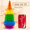 Fantasy Dildo Colorful Tentacle Dildo Octopus Huge Anal Plug Premium Liquid Silicone