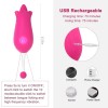 Female Masturbation India 2 in 1 Tongue Stimulator Vaginal Breast Nipple Massager Orgasm Adult Sex Toy