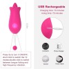 Female Masturbation India 2 in 1 Tongue Stimulator Vaginal Breast Nipple Massager Orgasm Adult Sex Toy 