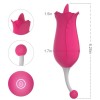 Female Masturbation India 2 in 1 Tongue Stimulator Vaginal Breast Nipple Massager Orgasm Adult Sex Toy 