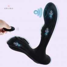 Flapping Anal Vibrator Butt Plug Prostate Massager Three Motors 24 Vibrations Anal Sex Toys India