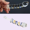 Glass Dildo Vaginal G-spot Crystal Penis Anal Beads Plug Butt Plug Adult Toy