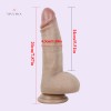 8.2 Inch 21CM Golden Realistic Dildo Penis Cock Online India Sex Toy