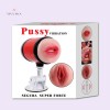 Hand Free Automatic Fuck Vibrating Male Masturbator Artificial Vagina And Mouth Double Ends Masturbation Cheap Sex Toys Online India