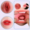 Hand Free Automatic Fuck Vibrating Male Masturbator Artificial Vagina And Mouth Double Ends Masturbation Cheap Sex Toys Online India