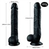 11 Inch 28CM Indian Big Dildo Cock Adult Sex Toys Black/Brown/Flesh