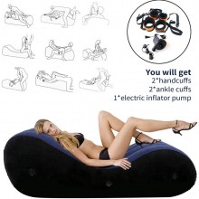 Inflatable Sex Position Sofa With Handcuffs And Leg Cuffs Sex Furniture