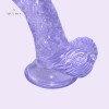 Jelly Dildo Dong Cock with Balls & Suction Cup Sexy Toy Female