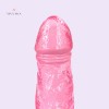 Jelly Dildo Dong Cock with Balls & Suction Cup Sexy Toy Female