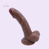 Jelly Dildo Dong Cock with Balls & Suction Cup Sexy Toy Female