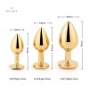 Jeweled Plug Golden Princess Plug 3 Pieces Set India