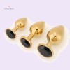 Jeweled Plug Golden Princess Plug 3 Pieces Set India