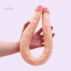 Lesbian Silicone Double Sided Dildo for Women Flexible Double Dong Vaginal G-spot and Anal Play