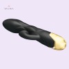 Luxury Sucking Rabbit Vibrator Waterproof 24k Gold Suction Vibrator India Auto Cleaning USB Rechargeable Women Sex Toys