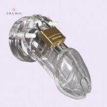 Male Chastity Devices Silver Steel Cage Little Prisoner Metal Cage