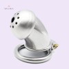 Male Chastity Devices Silver Steel Cage Little Prisoner Metal Cage