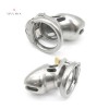 Male Chastity Lock Silver Metal Small Jailhouse Cock Penis Metal Cage