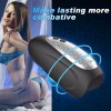 Male Masturbator Male Vibrator Penis Glans Trainer Massager Masturbation With 7 Vibrating Modes