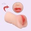 Male Masturbators Pocket Pussy Vagina and Mouth Double Ends for Oral Blow Job Masurbation Sex Toys for Male