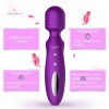 Mini Automatic Heating Wand Massager Rechargeable 12 Mode Sex Toy Women Couple India