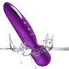 Mini Automatic Heating Wand Massager Rechargeable 12 Mode Sex Toy Women Couple India