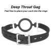 O-Ring Gag With Nipple Clamps Open Mouth Ring Gag BDSM Sex Play