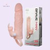 Rabbit Vibrating Penis Sleeve Online India Flesh Color