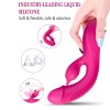 Rabbit Vibrator Clitoral Stimulator With Tongue Tickler 7 Vibration Silicone Waterproof