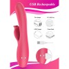 Rabbit Vibrator India 10 Vibrations 7 Pulsations Tongue Licking Dual Stimulation Clit Stimulator