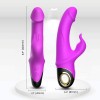 Rabbit Vibrator India Vagina Stimulation Dual Powerful Motors Each 9 Frequency Masturbation Sex Toy for Women