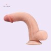 8 Inch 20CM Realistic Dildo India Penis Cock Flexible Dual-Layer Liquid Silicone Adult Sex Toy Online