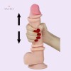 9 Inch 23CM Realistic Dildo India Penis Cock Flexible Dual-Layer Liquid Silicone Dildo Adult Sex Toys