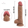 8.3Inch 21CM Realistic Dildo Penis Cock Dual-Layer Liquid Silicone