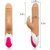Realistic Dildo Rabbit G-Spot Vibrator India Dual Stimulation Couple Female Sex Toy