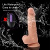 8.2 Inch 21CM Realistic Dildo Vibrator 20 Frequency Wireless Vibrating Swing Penis Cock Online India Sex Toy