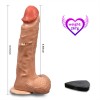 8.1Inch 20CM  Wireless Realistic Dildo Vibrator USB Rechargeable India